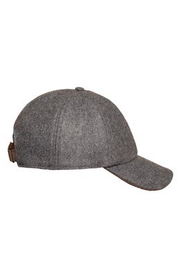 Eton Wool Blend Baseball Cap in Grey