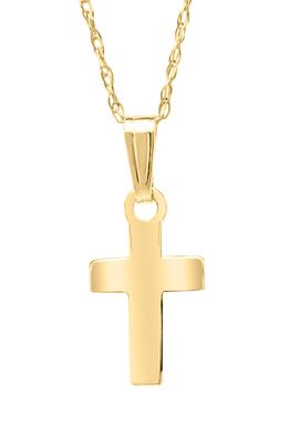 Mignonette Gold Cross Pendant Necklace