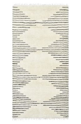 Solo Rugs Bernie Wool Blend Area Rug in Parchment