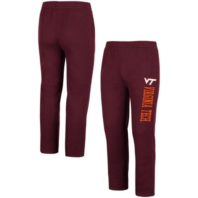 Men's Colosseum Maroon Virginia Tech Hokies Fleece Pants
