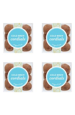 sugarfina Cold Brew Cordials Set of 4 Candy Cubes in Blue