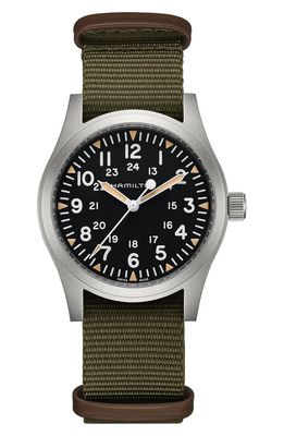 Hamilton Khaki Field Mechanical NATO Strap Watch