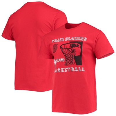 Men's Junk Food Red Portland Trail Blazers Slam Dunk T-Shirt