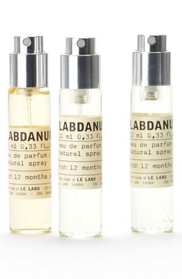 Le Labo Labdanum 18 Eau de Parfum Travel Tube Refill Trio