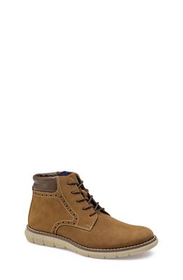 Johnston & Murphy Holden Plain Toe Boot in Brown Oiled Nubuck