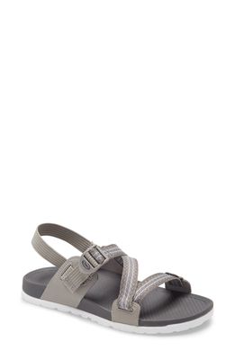 Chaco Lowdown Sport Sandal in Pully Gray Fabric