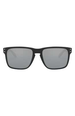 Oakley 59mm Mirrored Square Sunglasses in Black