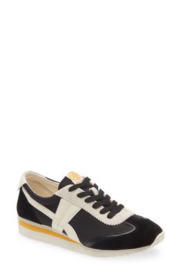 Tory Burch Hank Sneaker in Perfect Black/New Ivory