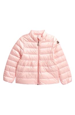 Moncler Joelle Down Puffer Jacket in Light Pink