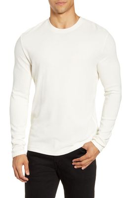 NN07 Clive 3323 Slim Fit Long Sleeve T-Shirt in Egg White