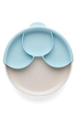 Miniware Healthy Meal Plate in Vanilla/Aqua