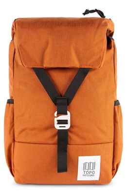 Topo Designs Y-Pack Backpack in Clay/Clay