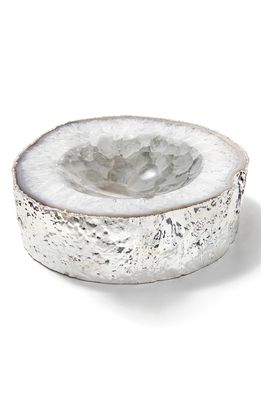 ANNA New York Pure Quartz Bowl in Natural Silver