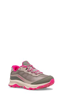 Merrell Merrel Moab Speed Waterproof Sneaker in Stone/Olive/Pink