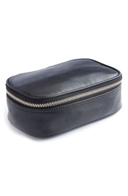 ROYCE New York Leather Tech Accessory Case in Black
