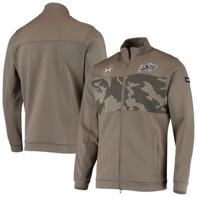Men's Under Armour Olive/Camo Navy Midshipmen 2020 Special Game Full-Zip Fleece Jacket