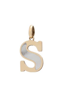 Stephanie Windsor Small Initial Pendant in Yellow Gold S