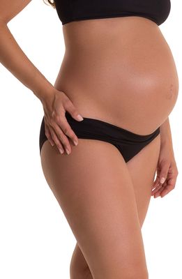 Pez D'Or Olivia Maternity Bikini Bottoms in Black