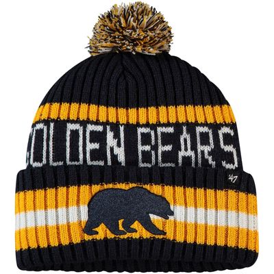 Men's '47 Navy Cal Bears Bering Cuffed Knit Hat with Pom