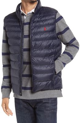 Polo Ralph Lauren Recycled Nylon Packable Vest in Collection Navy
