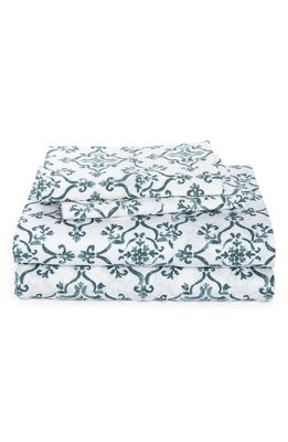 Boll & Branch Silver Pine Set of 2 Signature Hemmed Organic Cotton Pillowcases in Spruce Painted Tile