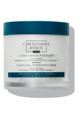 Christophe Robin Cleansing Purifying Scrub with Sea Salt in None