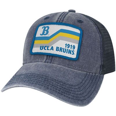 LEGACY ATHLETIC Men's Navy UCLA Bruins Sun & Bars Dashboard Trucker Snapback Hat