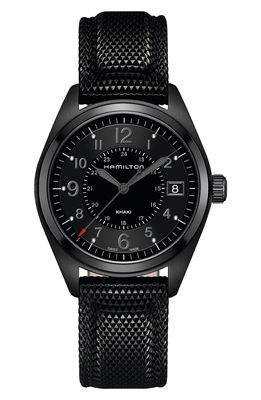 Hamilton Khaki Field Silicone Strap Watch