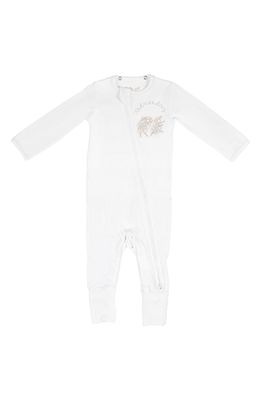 PIP PEA POP Personalized Embroidered Organic Cotton Romper in Silly Sheep