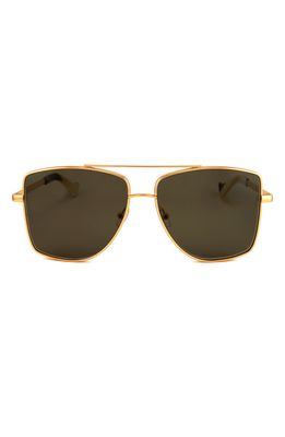 Grey Ant 60mm Dempsey Square Sunglasses in Gold/Yellow