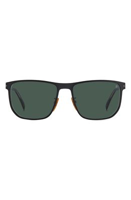 David Beckham Eyewear 58mm Polarized Sunglasses in Rut Mtblk