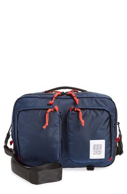 Topo Designs Global Water Repellent Briefcase in Navy