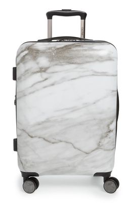 CALPAK Astyll 22-Inch Rolling Spinner Suitcase in Milk Marble