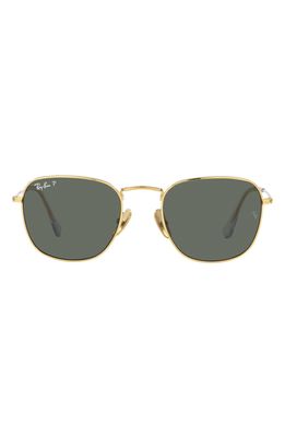 Ray-Ban 51mm Titanium Sunglasses in Gold