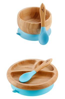 Avanchy Essentials Baby Dish Collection in Blue