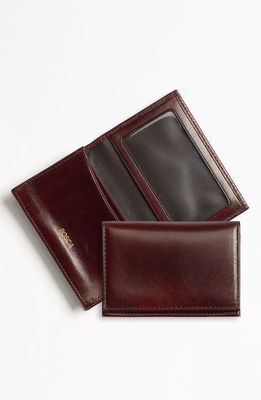 Bosca Old Leather Gusset Wallet in Dark Brown