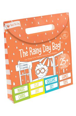 Open the Joy The Rainy Day Activity Bag in Orange