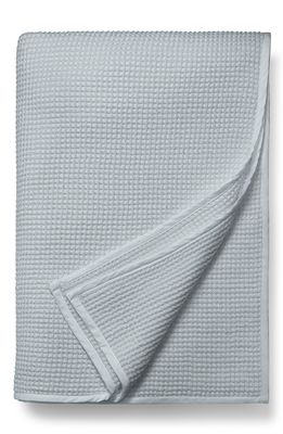 Boll & Branch Waffle Organic Cotton Blanket in Shore