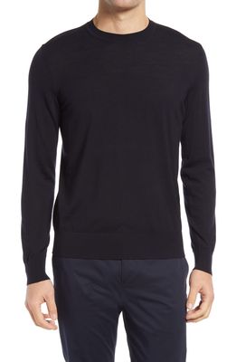 Theory Regal Crewneck Sweater in Navy