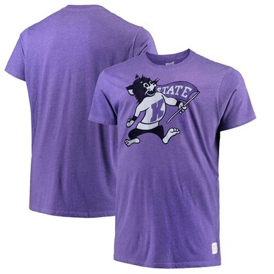 Men's Original Retro Brand Purple Kansas State Wildcats Big & Tall Mock Twist T-Shirt