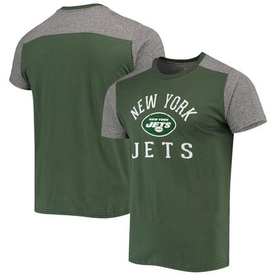 Men's Majestic Threads Green/Gray New York Jets Field Goal Slub T-Shirt
