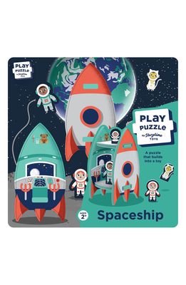Storytime Space Ship Play Puzzle in Orange