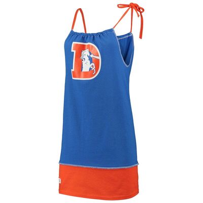 Women's Refried Apparel Royal Denver Broncos Sustainable Vintage Tank Dress