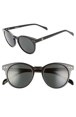 Brightside Oxford 49mm Sunglasses in Black/Grey