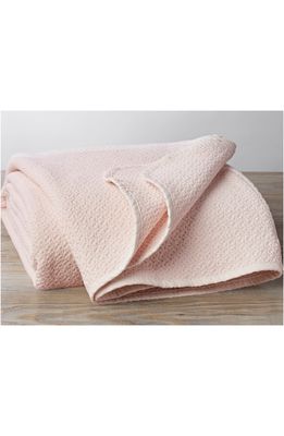 Coyuchi Honeycomb Blanket in Camellia