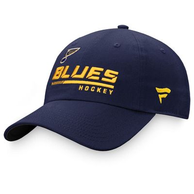 Men's Fanatics Branded Navy St. Louis Blues Authentic Pro Locker Room Team Adjustable Hat