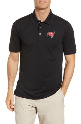 Cutter & Buck Tampa Bay Buccaneers - Advantage Regular Fit DryTec Polo in Black