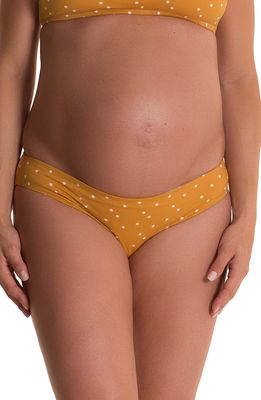 Pez D'Or Olivia Maternity Bikini Bottoms in Mustard