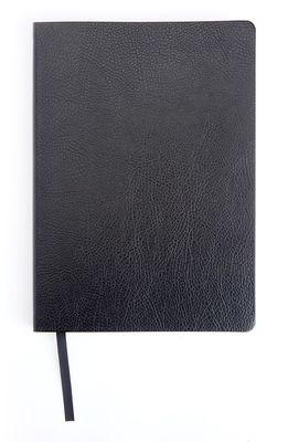 ROYCE New York Contemporary Leather Journal in Black