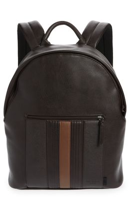 Ted Baker London Esentle Stripe Backpack in Chocolate